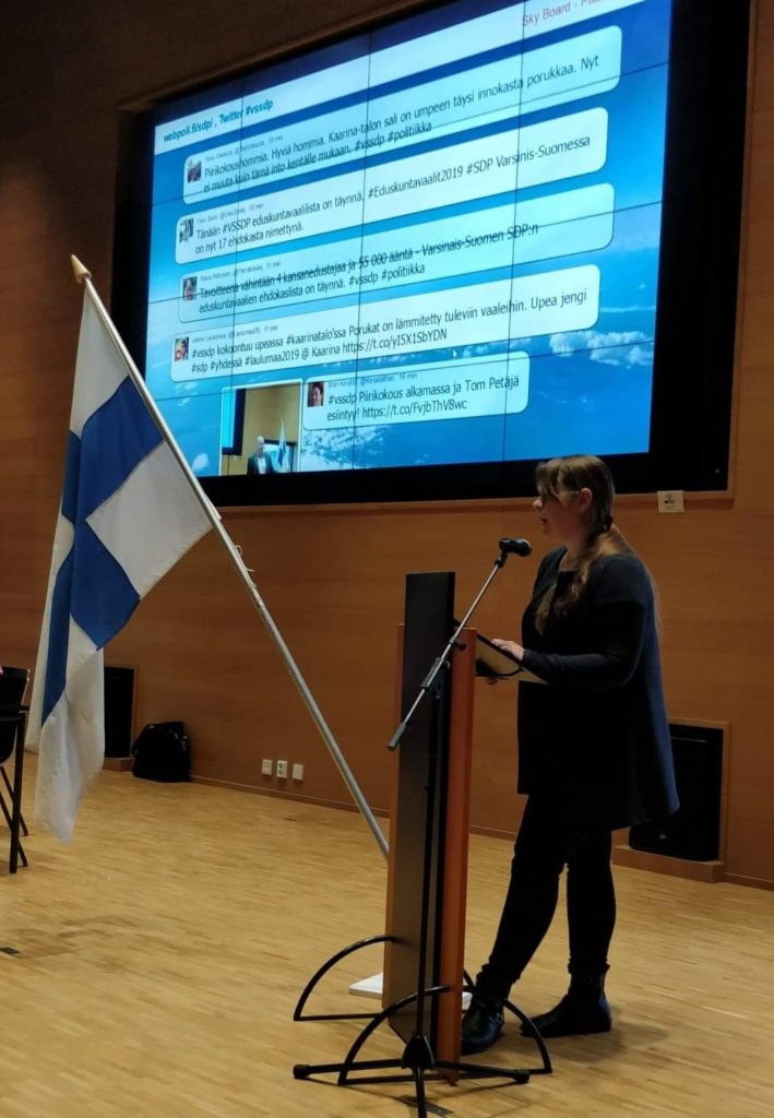 Tervetuloa Kaarinaan -puhe piirikokousväelle 3.11.